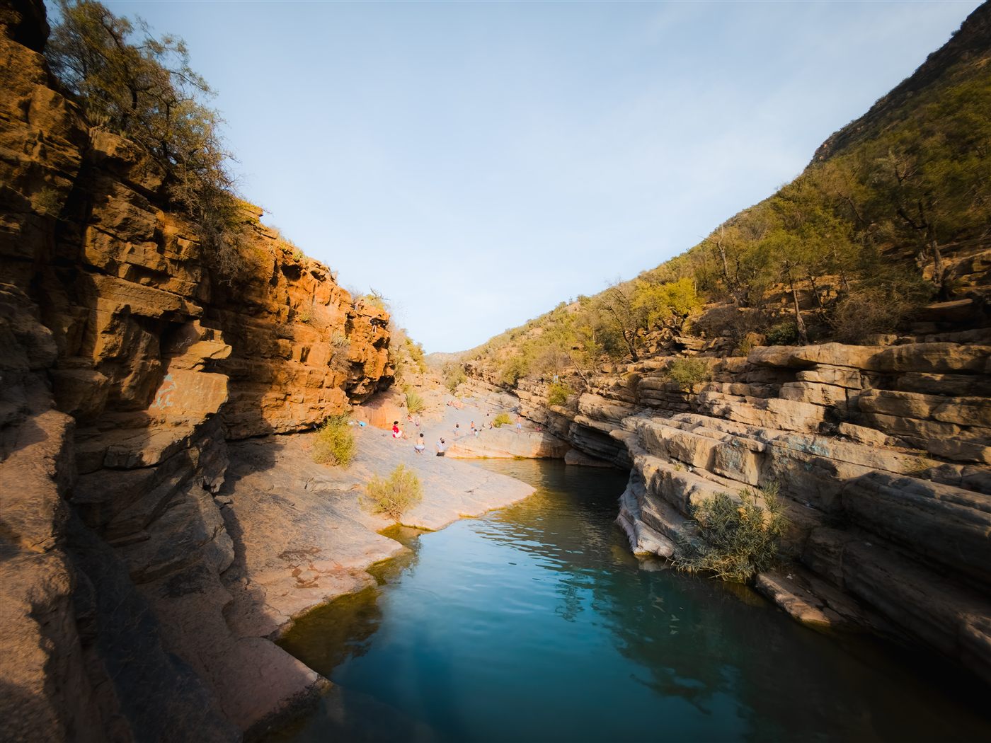 River running through a rocky valley